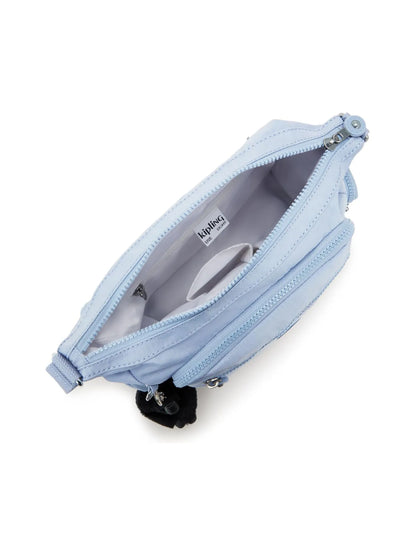 Kipling GABBIE Crossbody Bag Cloudy Sky Blue Small - interior