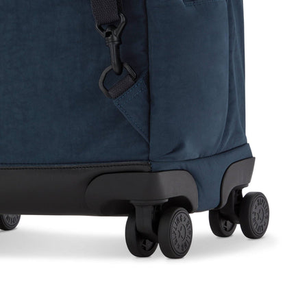 Kipling New Zea Wheeled Backpack True Blue Tonal - side view