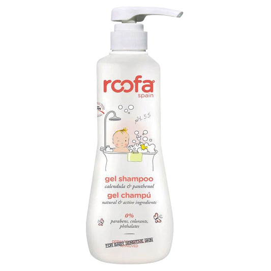 Roofa - Cleansing Gel Shampoo | Hair & Body | Sensitive Skin | 500ml