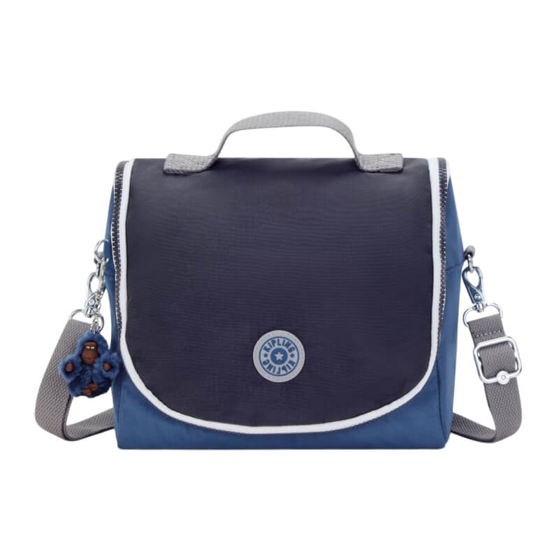 Kipling Kichirou Insulated Lunch Bag Fantasy Blue Block Large