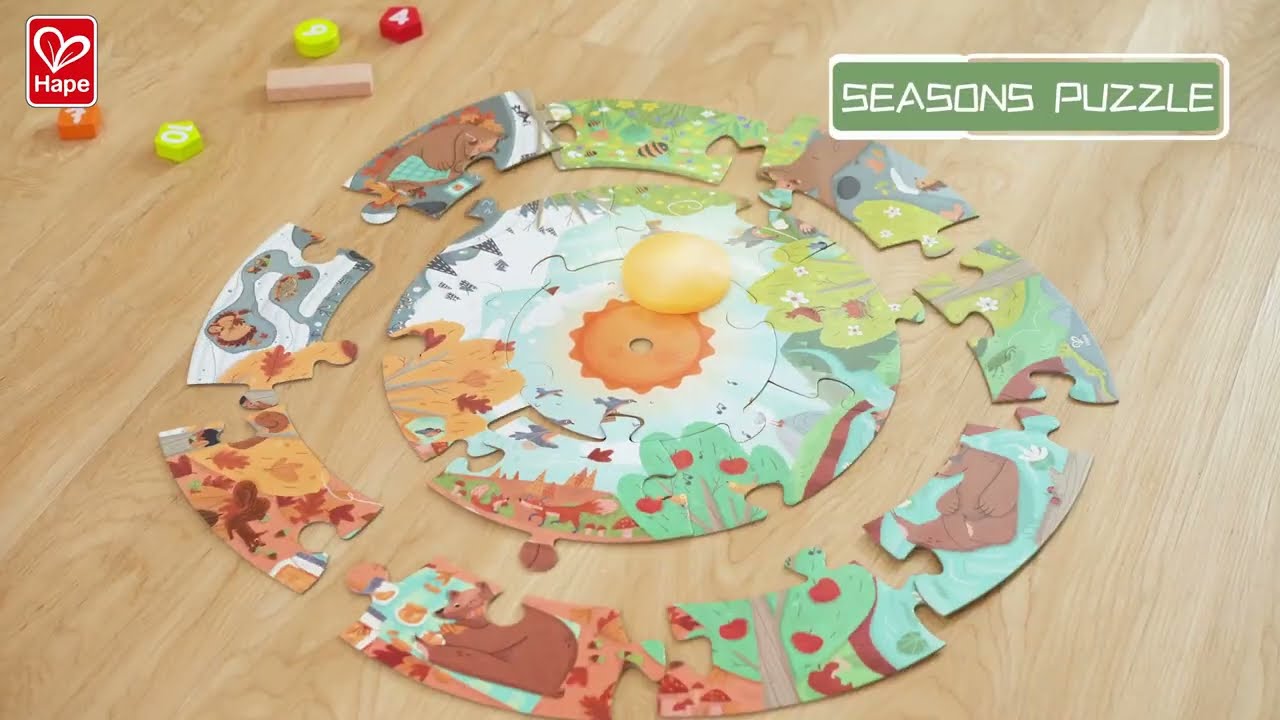 Hape - Four Seasons Puzzle Hape - Four Seasons Puzzle