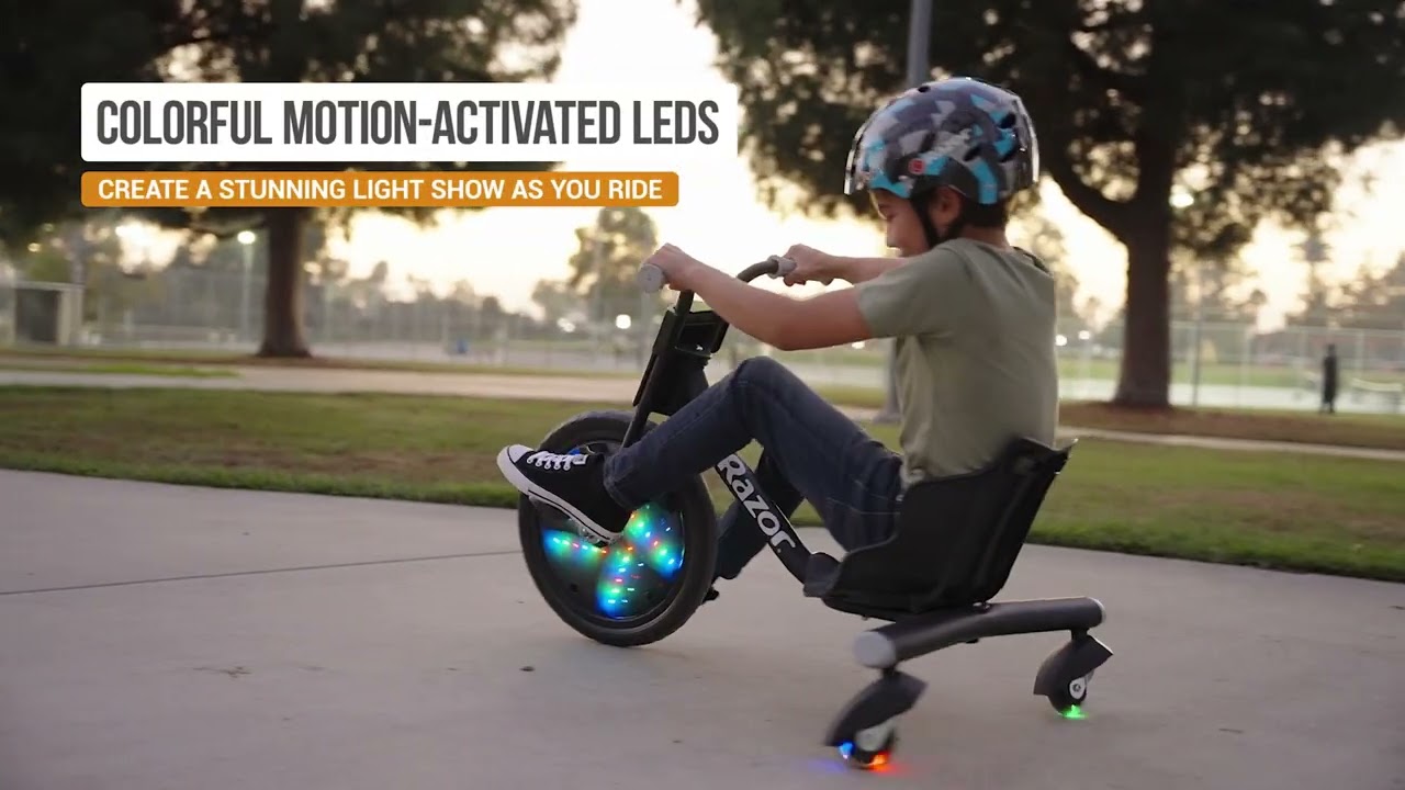 Razor - Riprider 360 Lightshow Tricycle | 5y+ Razor - Riprider 360 Lightshow Tricycle | 5y+