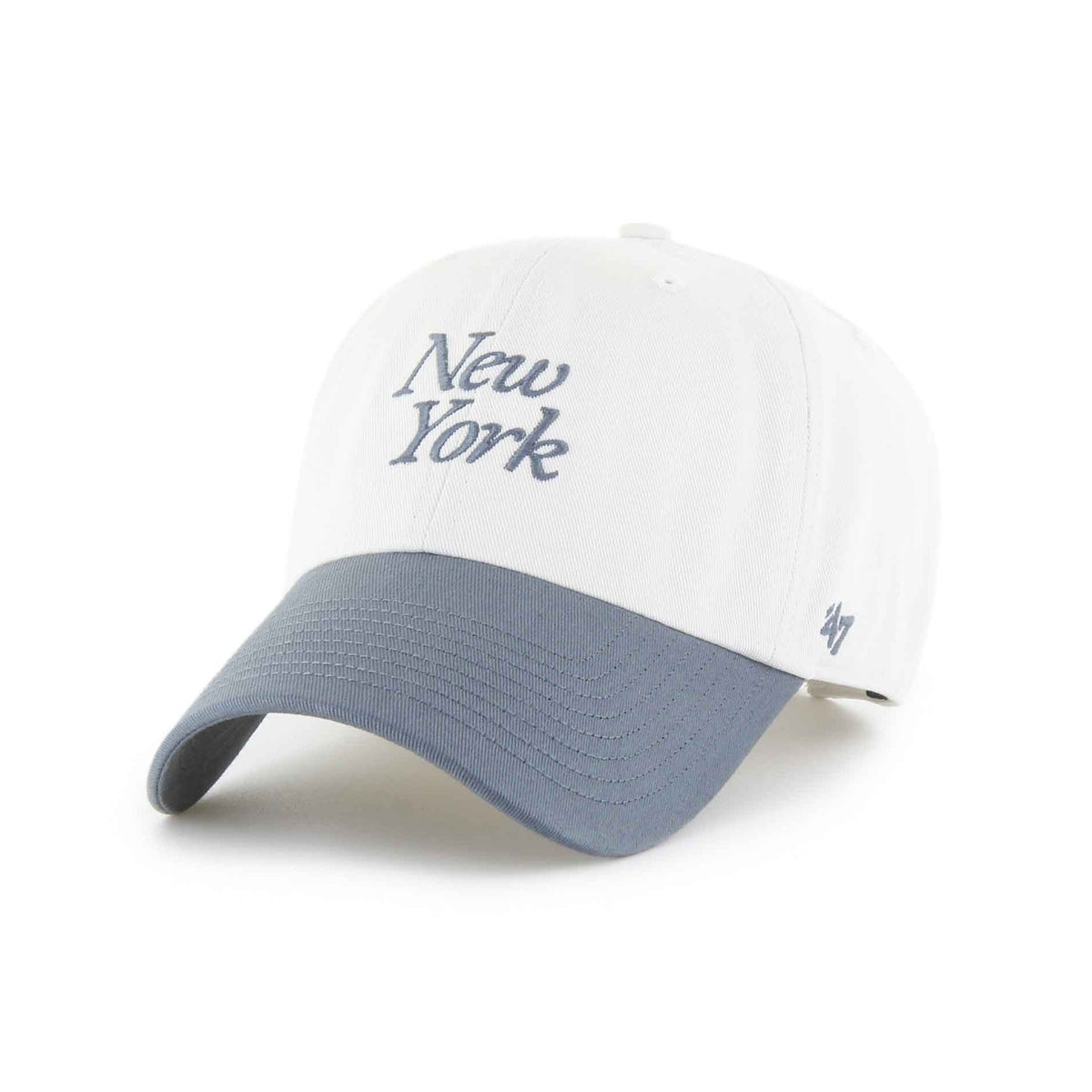47 Brand New York Yankees Foundation Script Clean Up Cap - Sandstone - side view