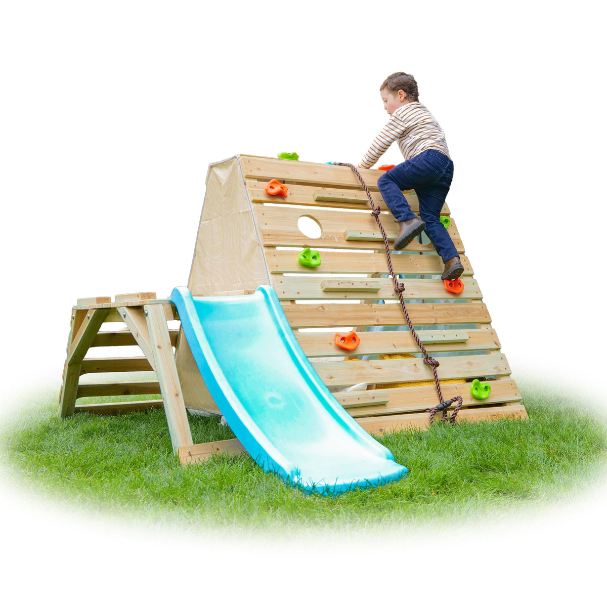 Hape - My First Little Cabin | Kids' Climbing Play Centre with Slide | 3-8Y Hape - My First Little Cabin | Kids' Climbing Play Centre with Slide | 3-8Y