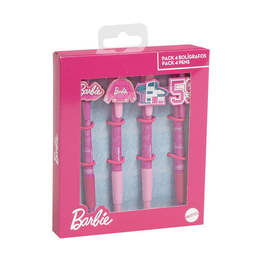 Cerda - Pen Pack X4 Barbie | 6Y+