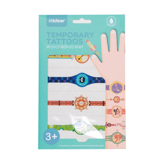 Mideer - Temporary Tattoos Watch & Bracelet - Boy | 3-6Y