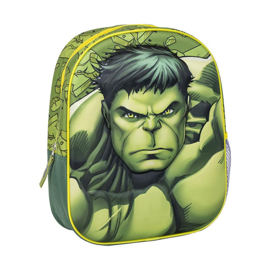 Cerda - Kids Backpack 3D Avengers Hulk | 3-6Y