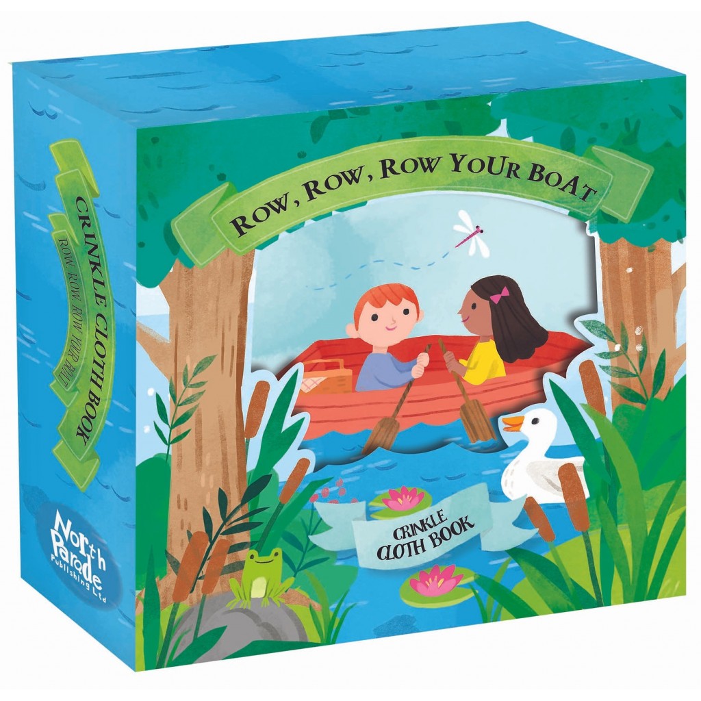 Crinkle Cloth Book - Row Row Row your Boat Crinkle Cloth Book - Row Row Row your Boat