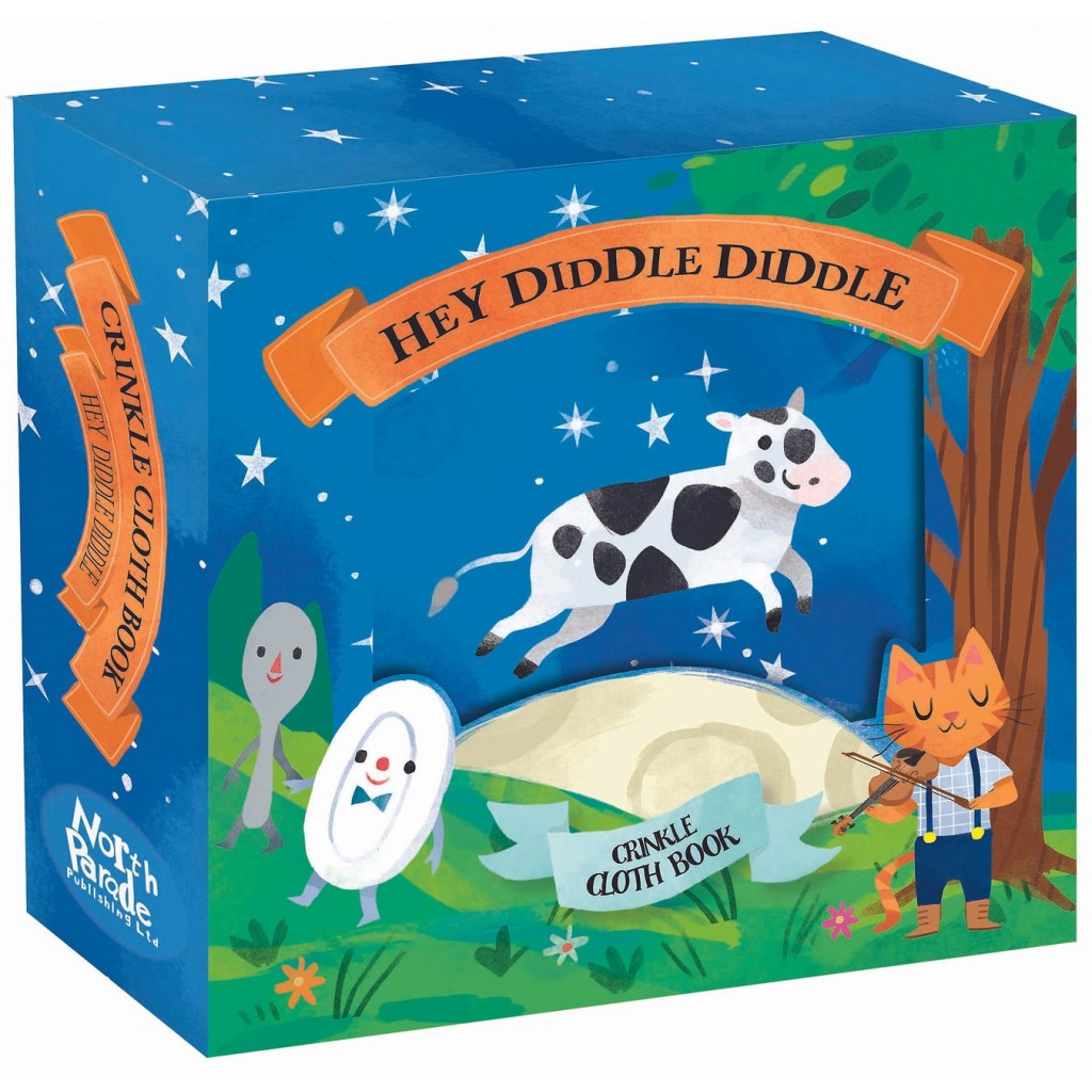 Crinkle Cloth Book - Hey Diddle Diddle Crinkle Cloth Book - Hey Diddle Diddle