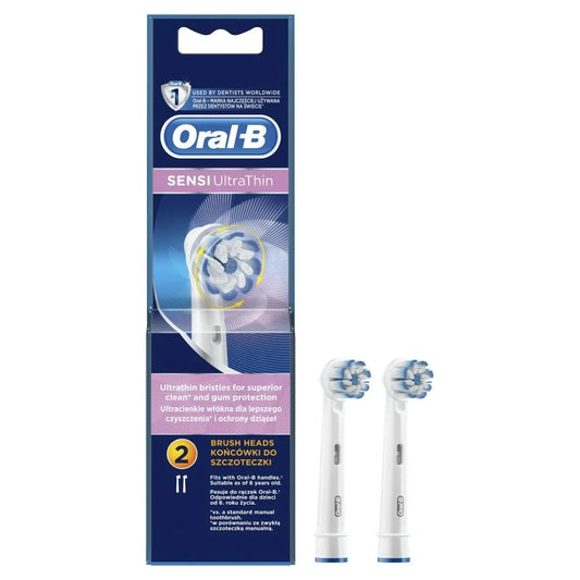 Oral-B Braun - Replacement Brush Heads Sensi Ultrathin 2 Pack