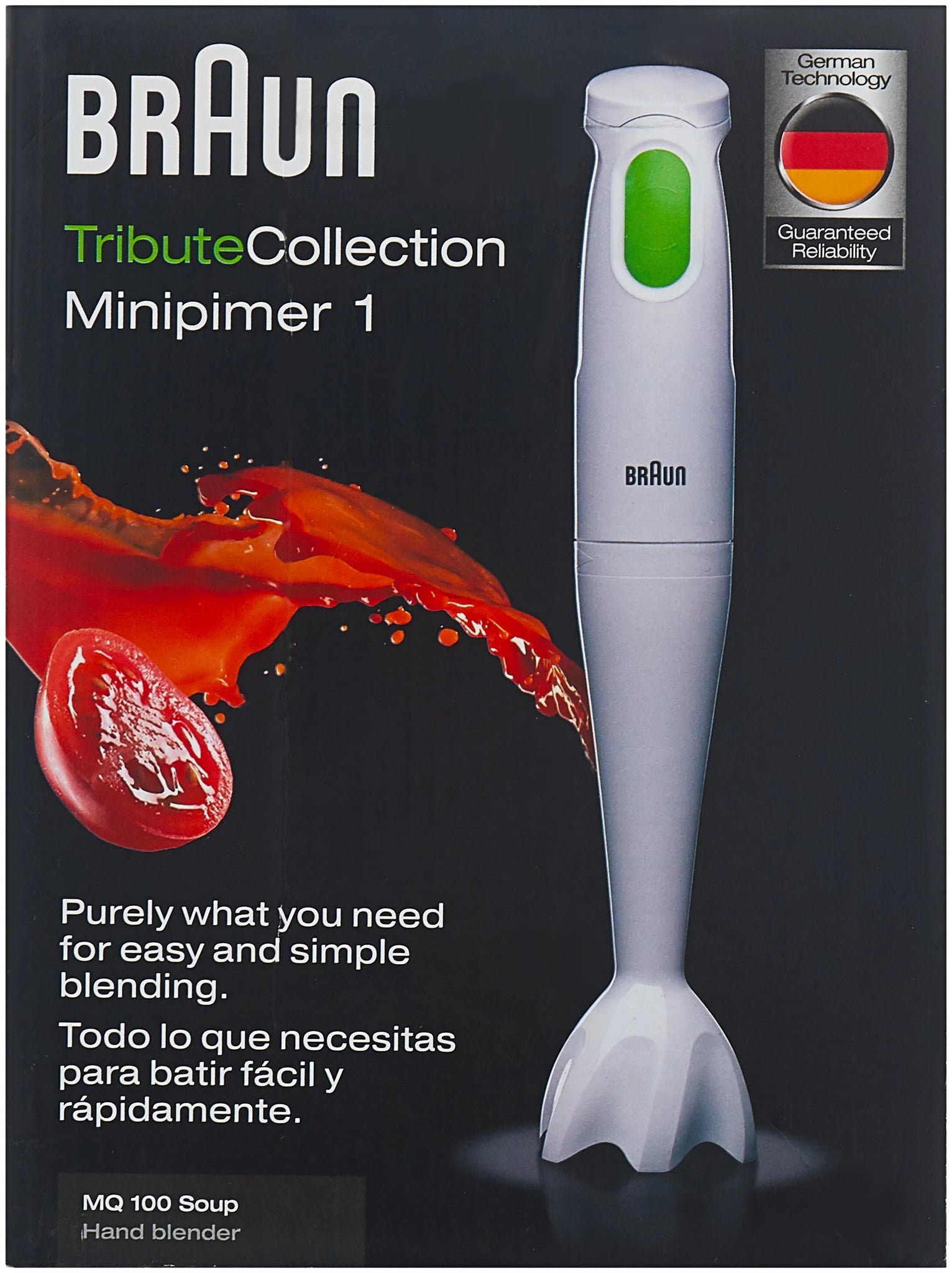 Braun MultiQuick 1 Hand blender MQ 100 Soup BambiniJO