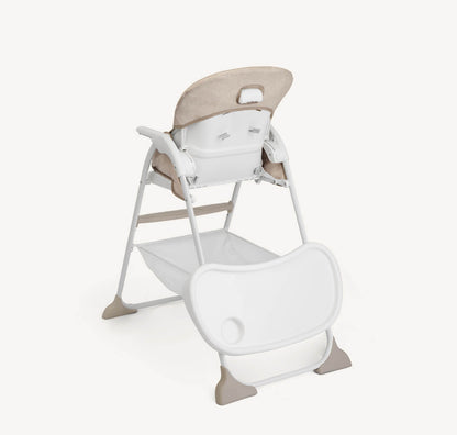 Joie Mimzy Snacker High Chair - Taupe back view