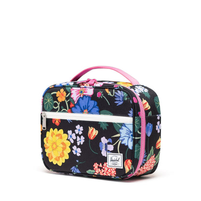 Herschel Pop Quiz Lunch Box Little Herschel - Paper Garden, front pocket detail — BambiniJO Jordan