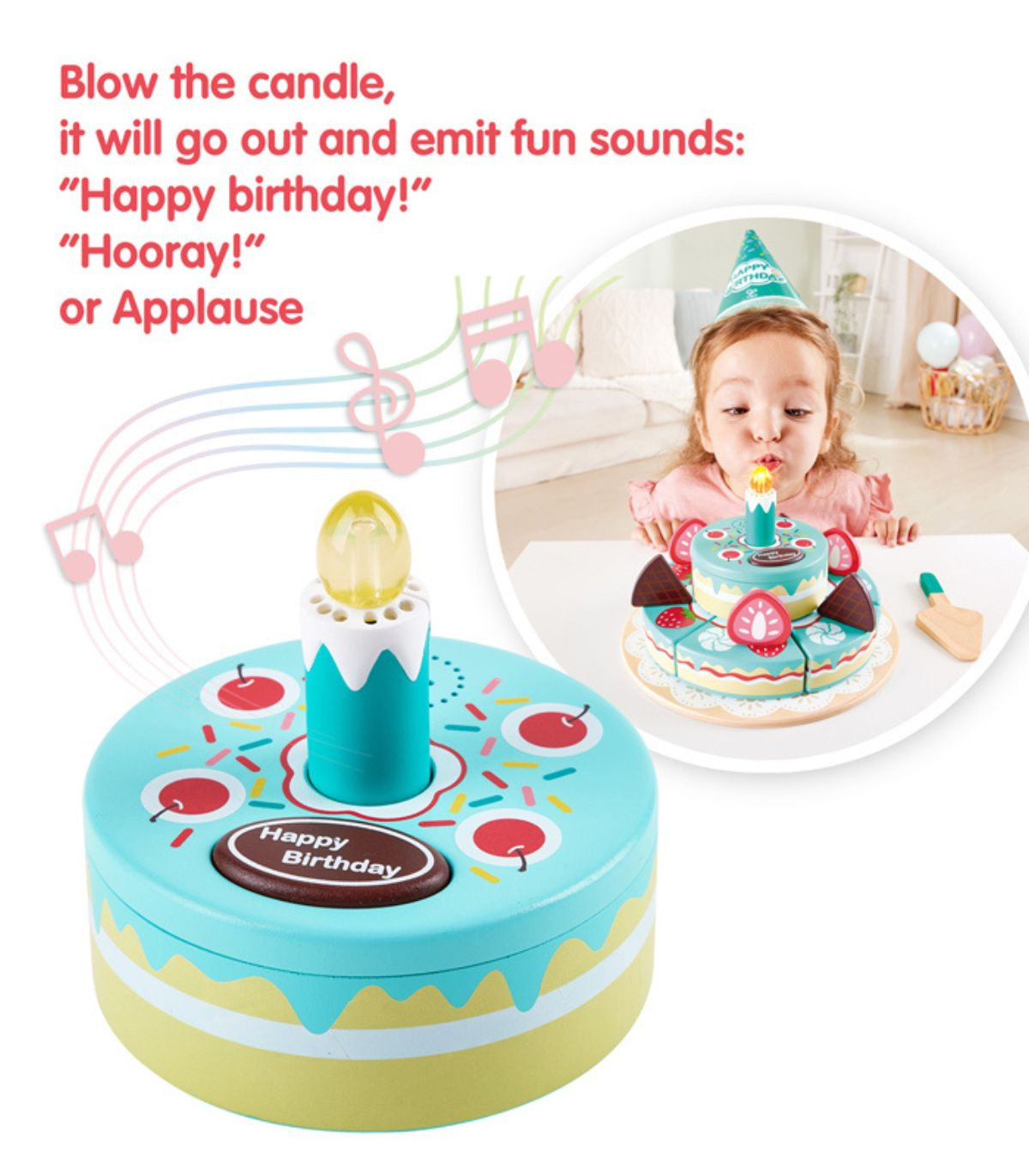Hape - Interactive Birthday Cake Hape - Interactive Birthday Cake