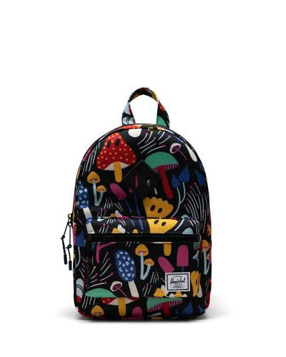 Herschel Heritage Kids Backpack Mushrooms Black 9L - front view