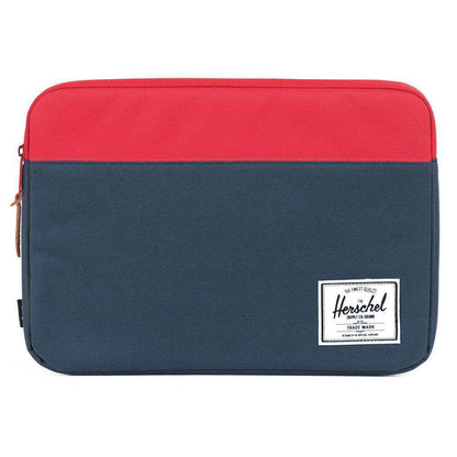 Herschel Anchor Laptop Sleeve Peacoat/Red 13 Inch - interior view