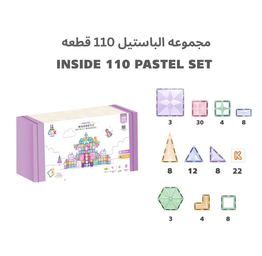 Clix-Tiles Pastel Magnetic Infinity World — BambiniJO Jordan