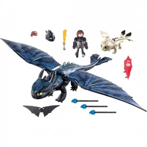 Hiccup and Toothless Playset- 19 Pcs