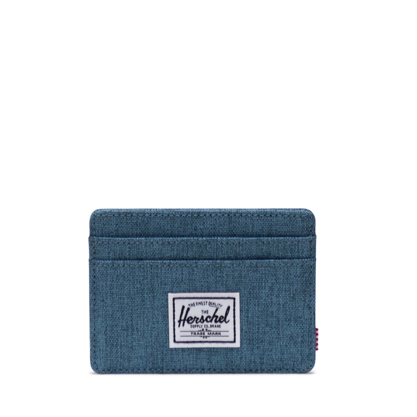 Herschel Charlie Cardholder in Copen Blue Crosshatch