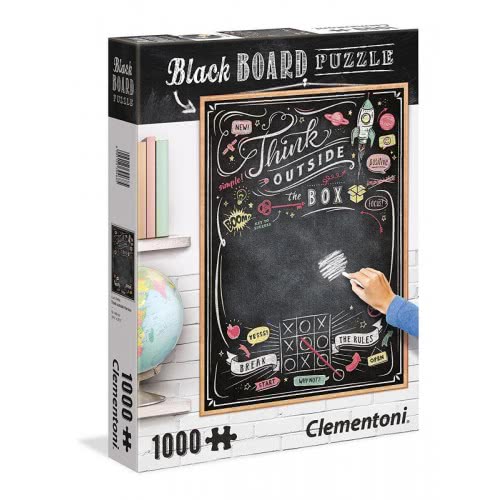 Clementoni Blackboard Puzzle Think Outside The Box 1000 pieces