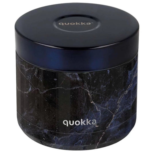 Quokka - Thermal Stainless Steel Food Jar - WHIM BLACK MARBLE