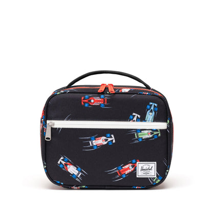 Herschel Pop Quiz Lunch Box Little Herschel Race Cars - front view