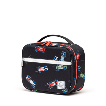Herschel Pop Quiz Lunch Box Little Herschel Race Cars - side view