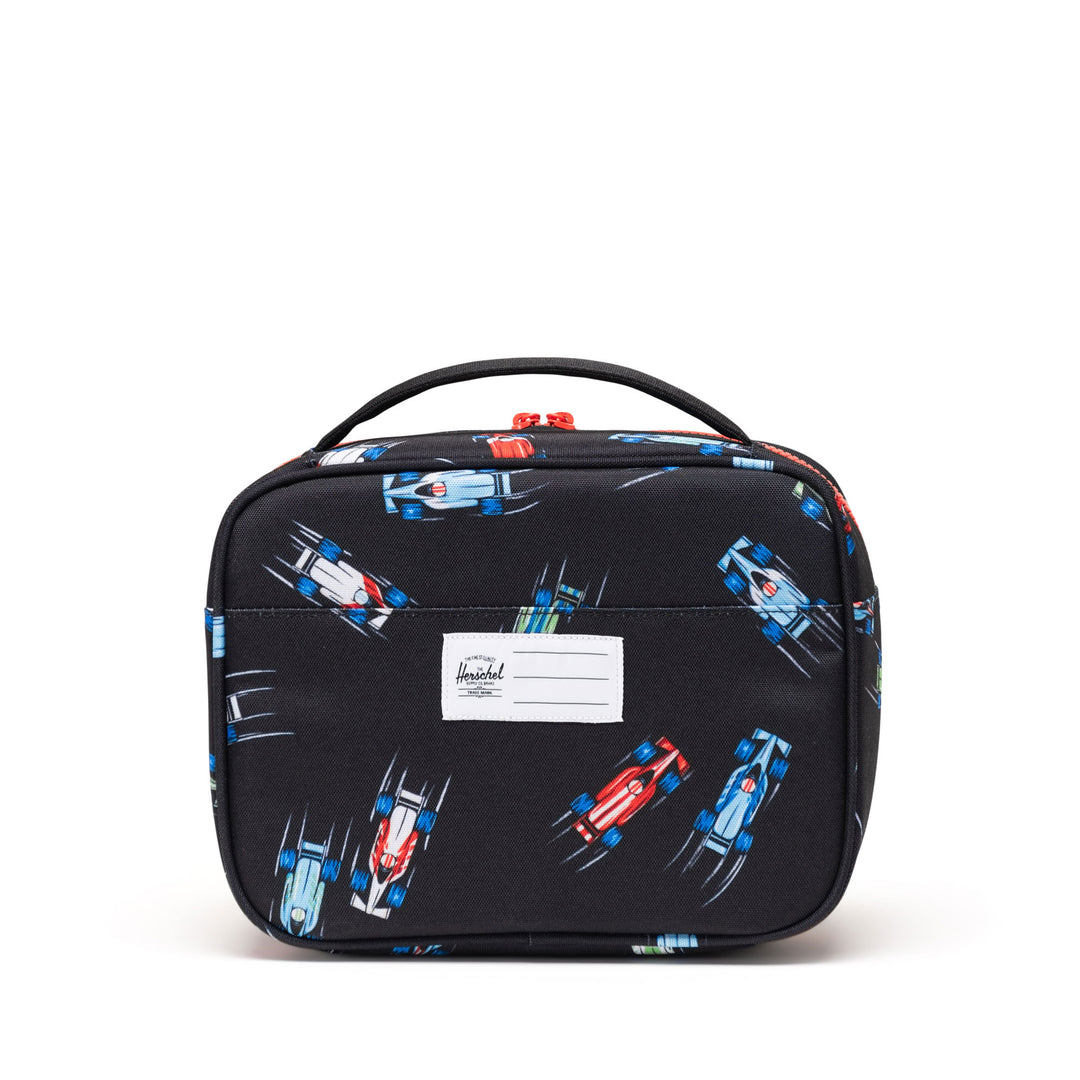 Herschel Pop Quiz Lunch Box Little Herschel Race Cars - detail view