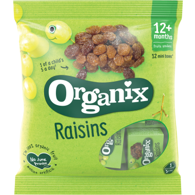 Organix - Organic Raisins 12 Mini Boxes Pack