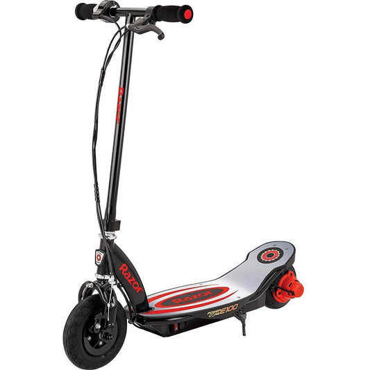 Razor - Power Core E100 Electric Scooter Aluminum Deck- Red | 8y+