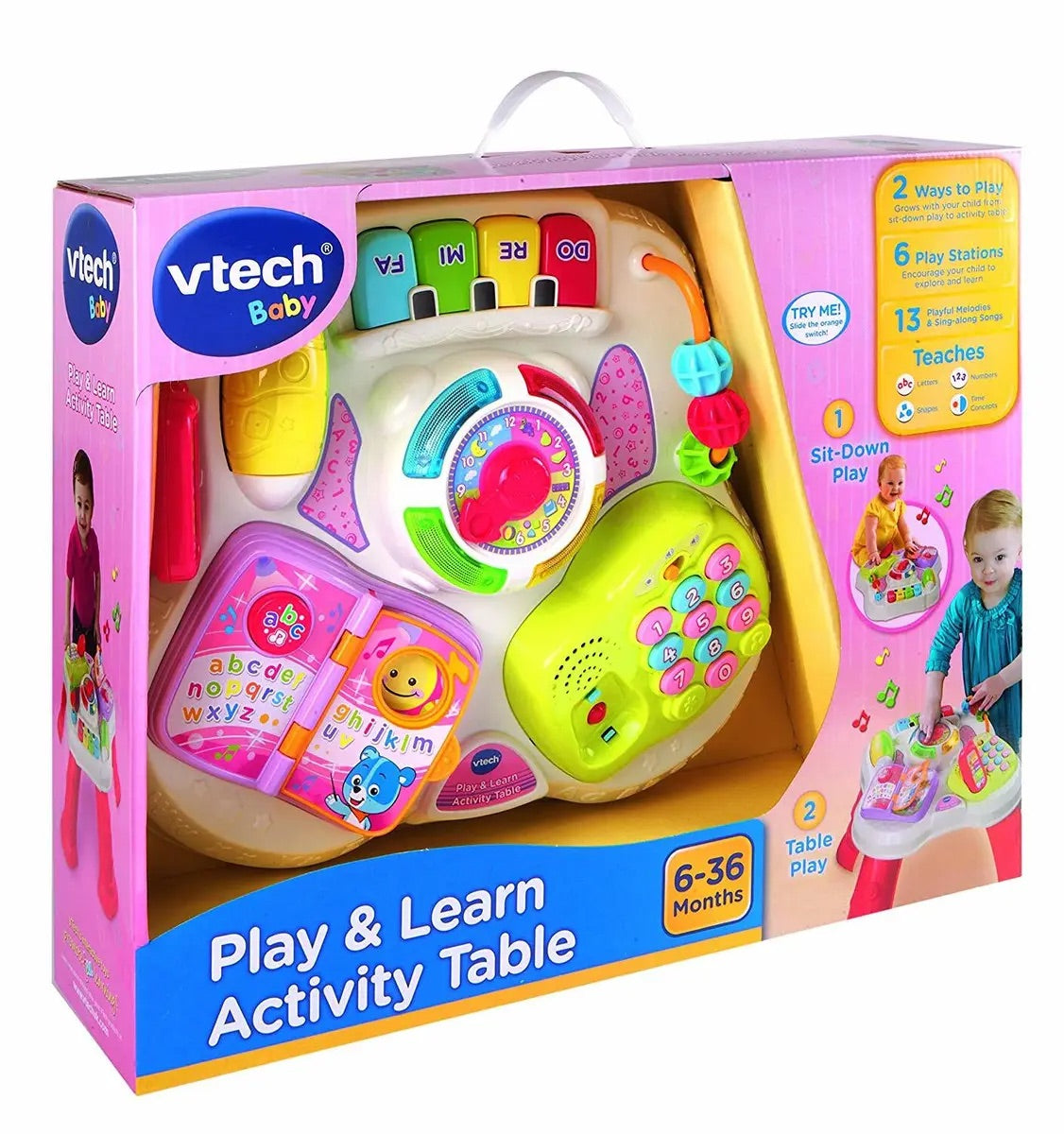 Vtech - Play & Learn Activity Table Pink Vtech - Play & Learn Activity Table Pink