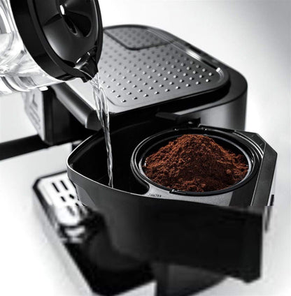 De'Longhi - 3-in1 Espresso, American Coffee & Cappuccino Machine