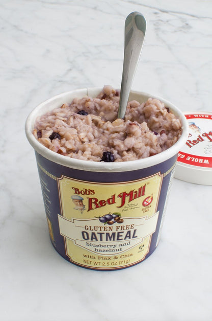 BLUEBERRY & HAZELNUT OATMEAL CUP (71G) - GLUTEN FREE