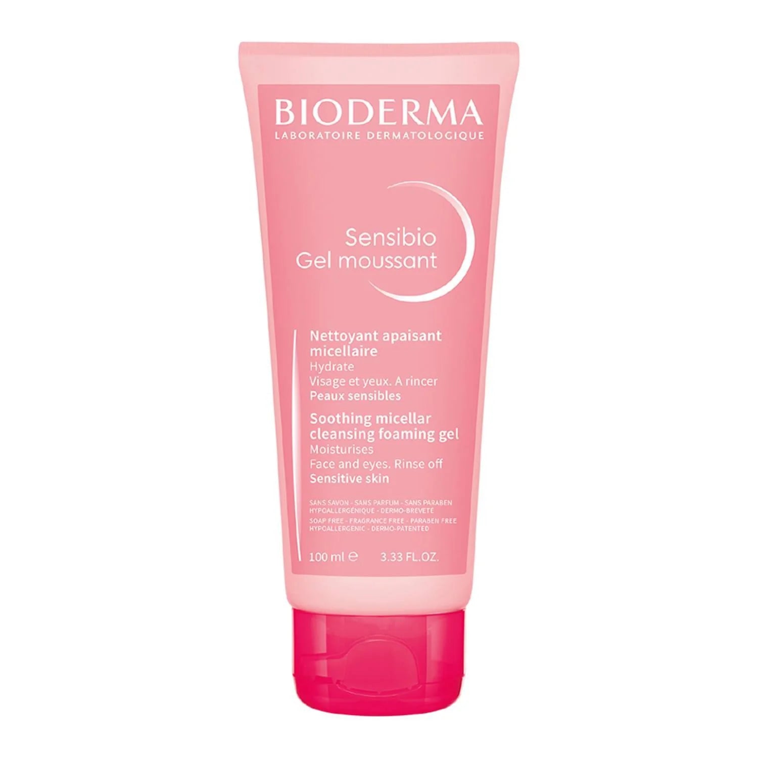 Bioderma - Face Wash Gel Sensibio 100 ml Bioderma - Face Wash Gel Sensibio 100 ml