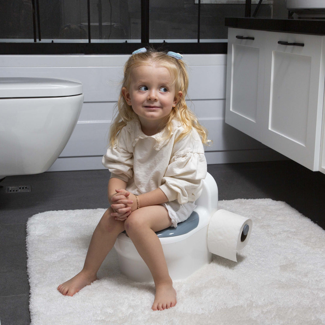 BabyJem Potty Training with Flush Sound White