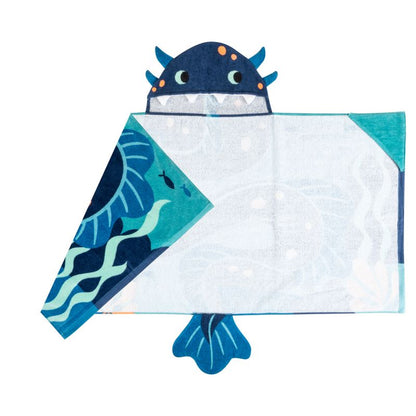Stephen Joseph - Hooded Towel, Sea Monster