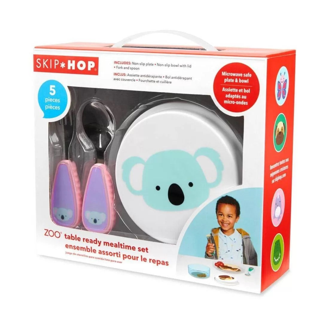 Skip Hop - ZOO Table Ready Mealtime Set - Koala Skip Hop - ZOO Table Ready Mealtime Set - Koala