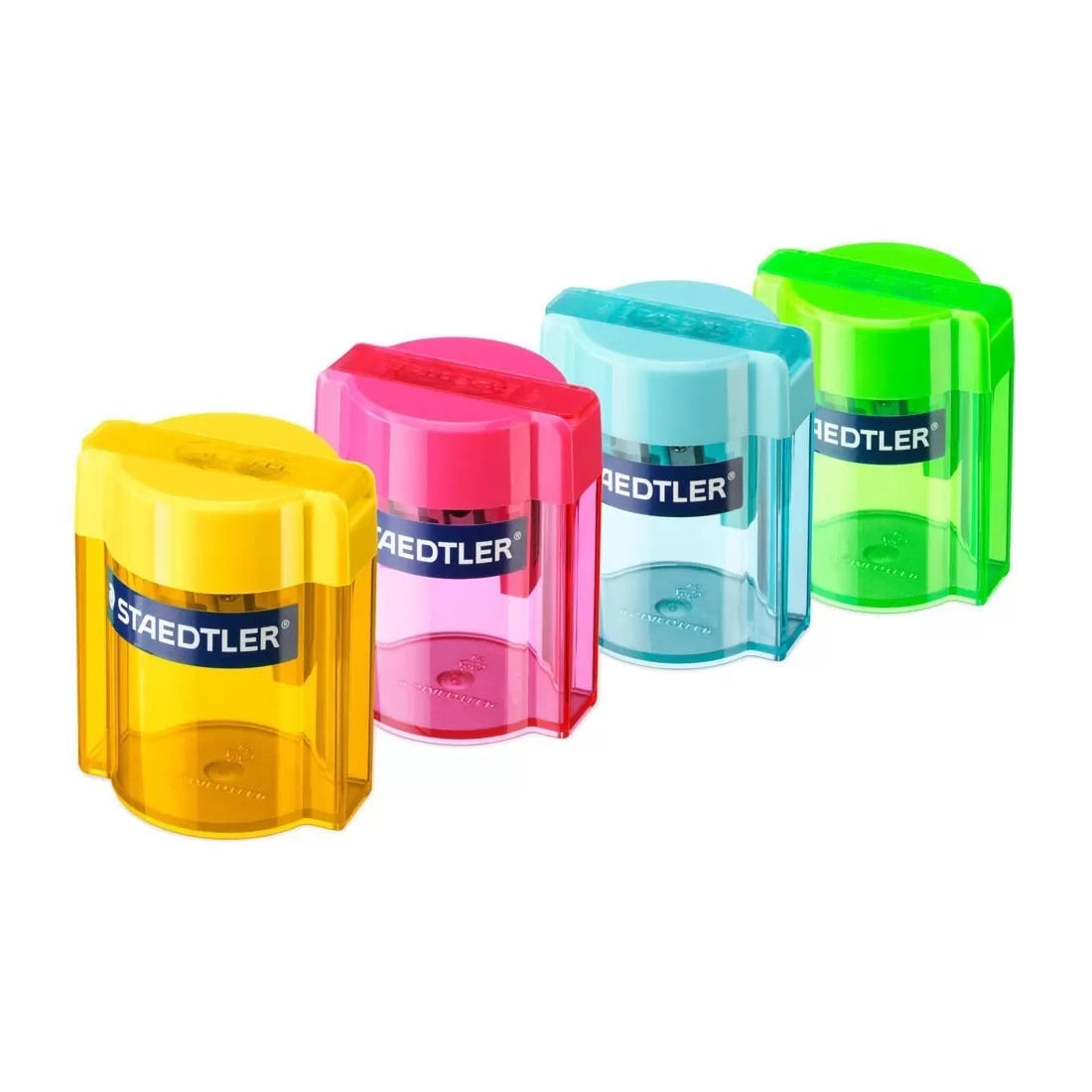 Staedtler - Double Hole Tub Sharpener Assorted Colors Staedtler - Double Hole Tub Sharpener Assorted Colors