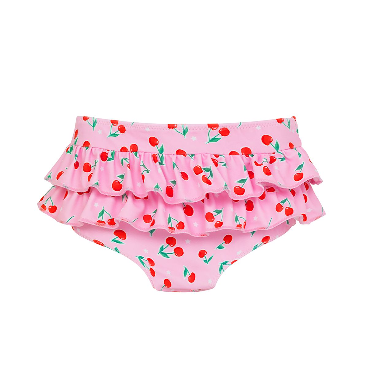 Sunuva - Baby Girls Cherries Frill Nappy Pant Sunuva - Baby Girls Cherries Frill Nappy Pant