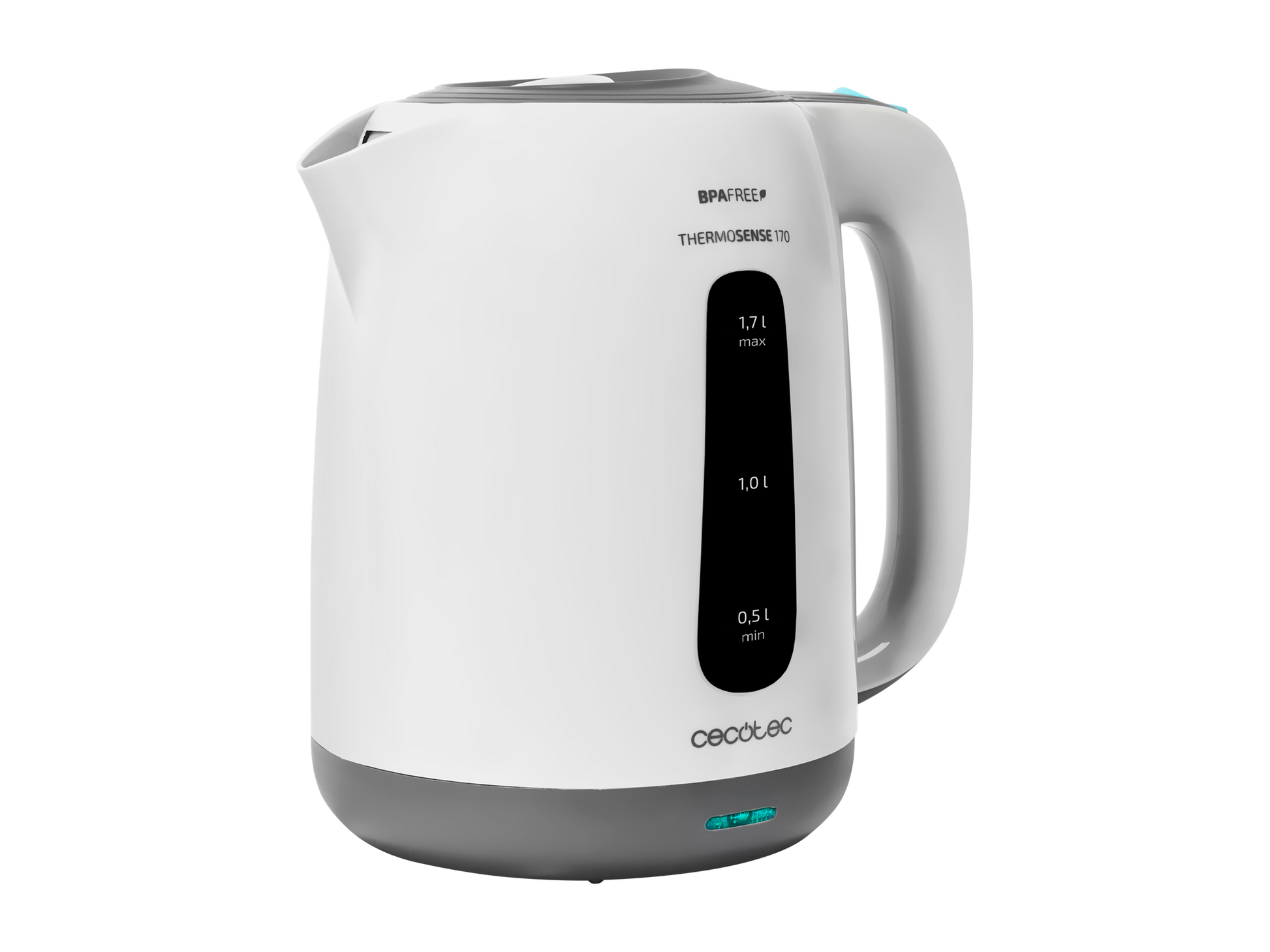 Cecotec - غلاية كهربائية ThermoSense 170 | سعة 1.7 لتر | 2200 واط