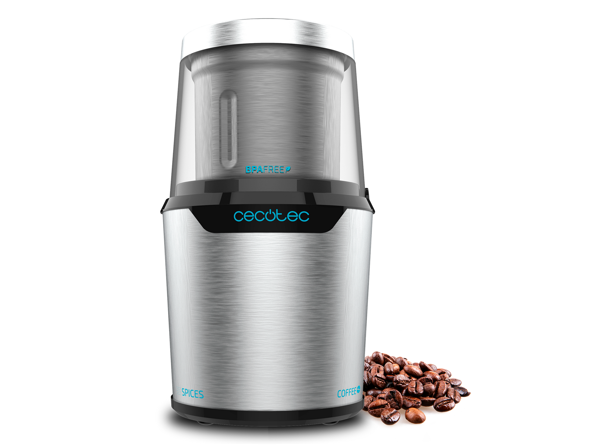 Cecotec - TitanMill 300 DuoClean Coffee & Spice Grinder | 300W | 2 Jugs