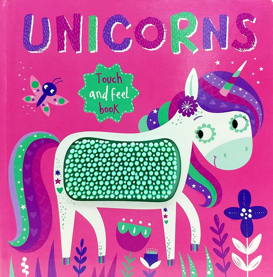 Touch and Feel Silicon Board Book - Unicorns