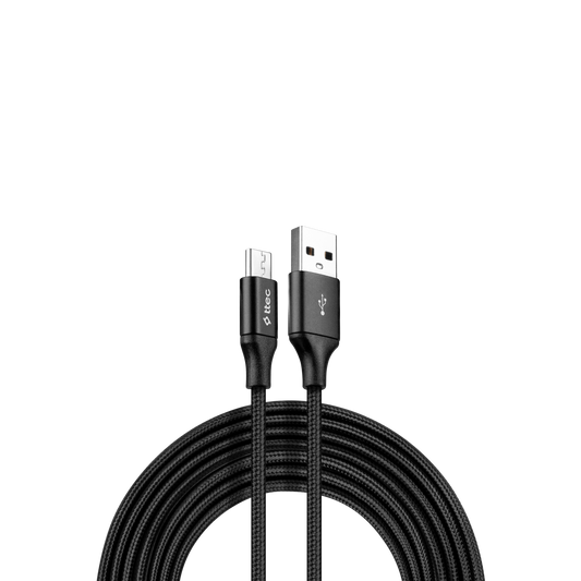 ttec - AlumiCable Micro USB Charge / Data Cable | 2.0 | XXL | 3m | Black
