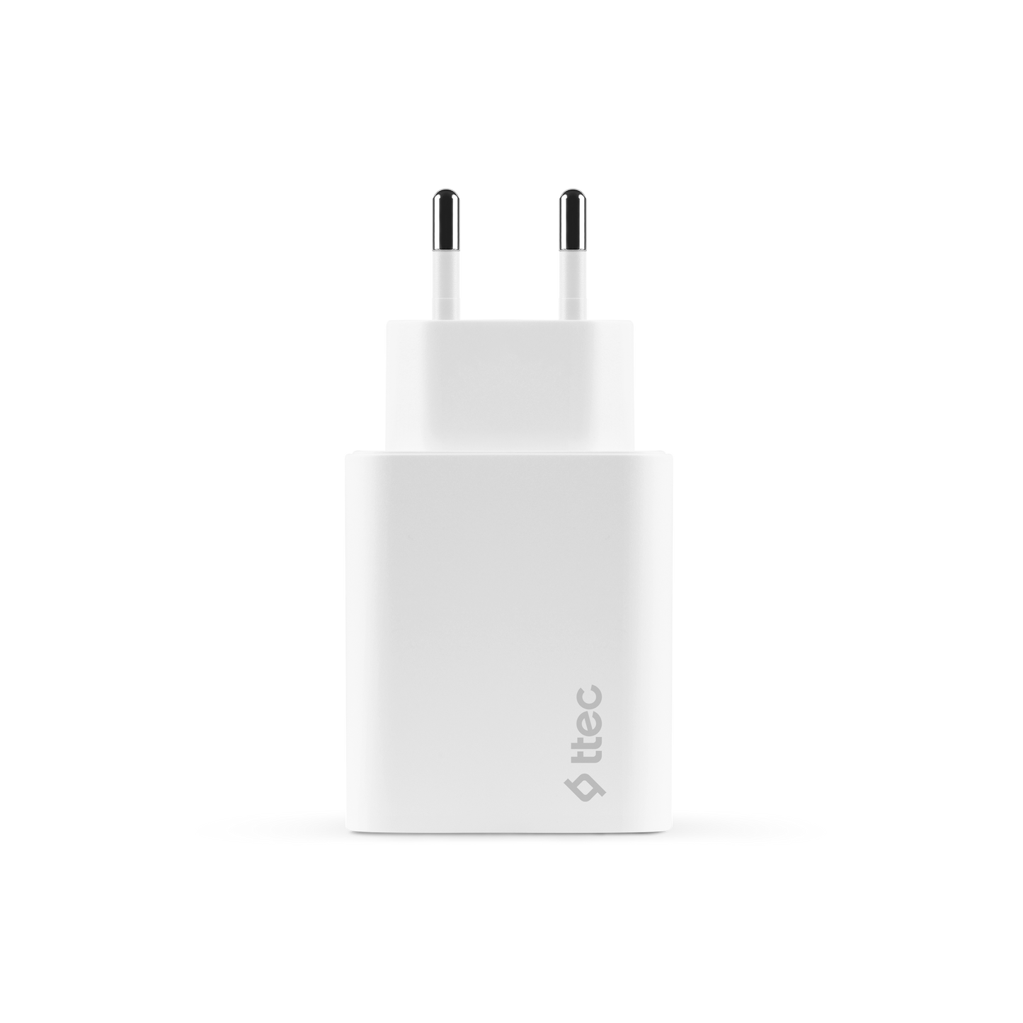 ttec - SmartCharger Duo PD Travel Charger USB-C+USB-A 30W | White