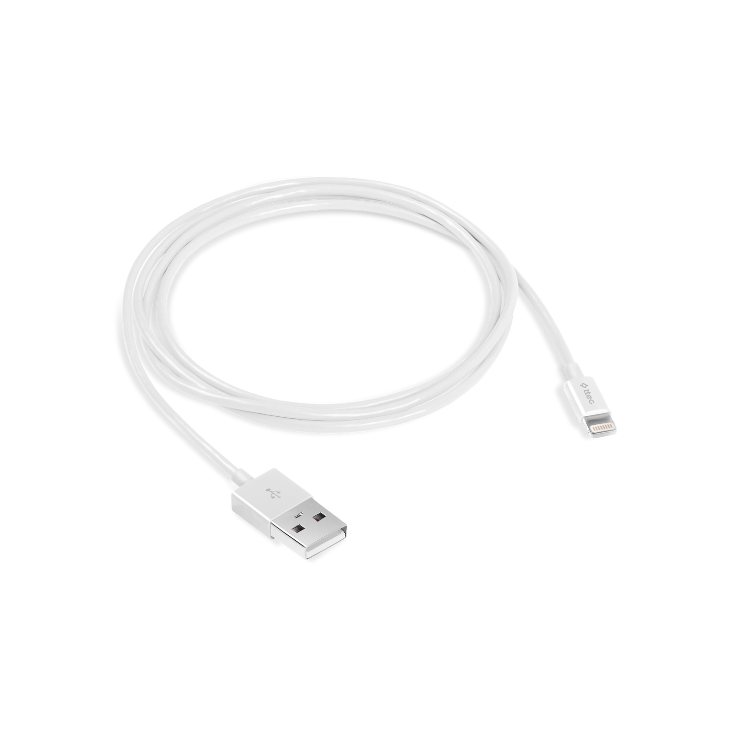 ttec - Lightning USB Charge / Data Cable  | 100cm |  White