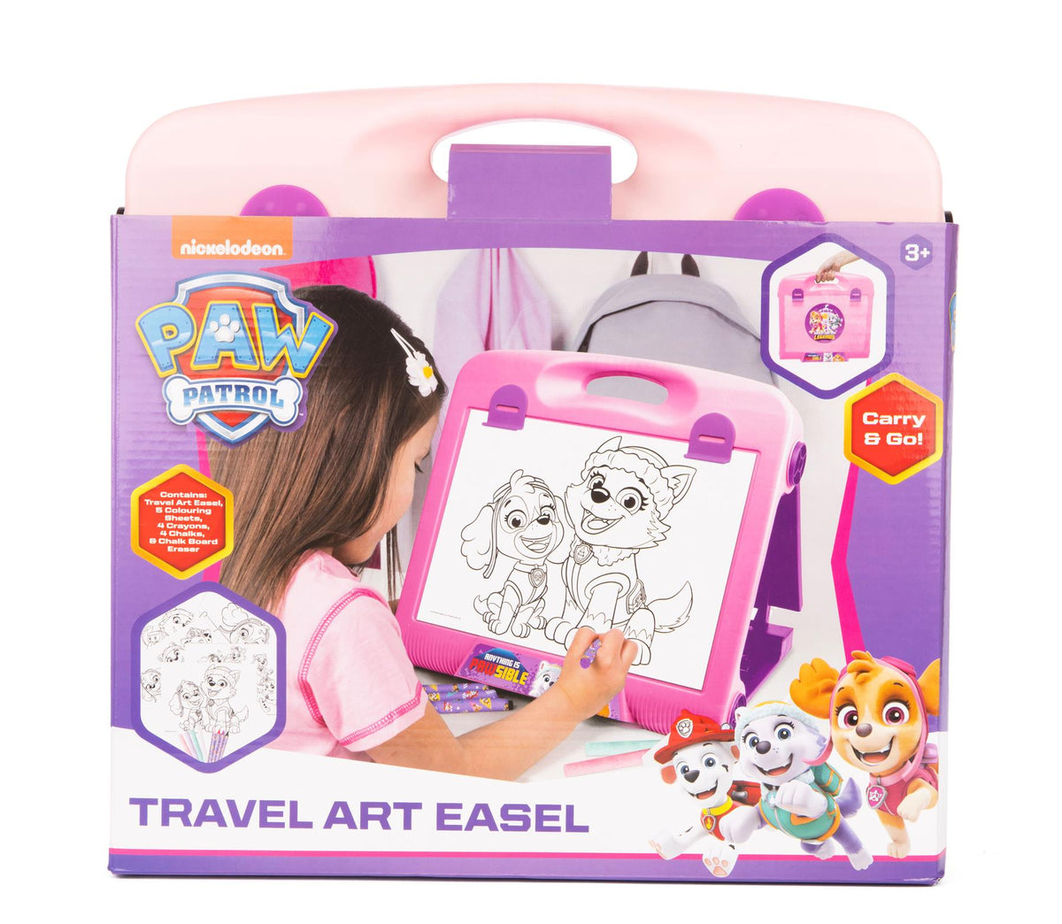 سامبرو - حامل الرسم الفني للسفر باو باترول | 3 سنوات فما فوق سامبرو - حامل الرسم الفني للسفر باو باترول | 3 سنوات فما فوق