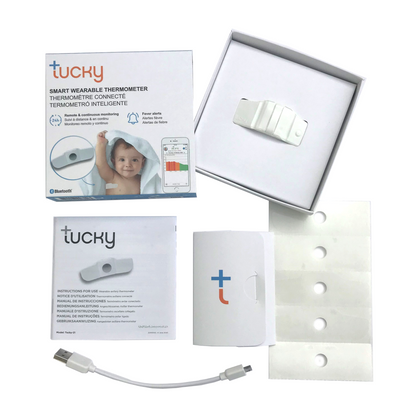 Tucky thermometer box contents