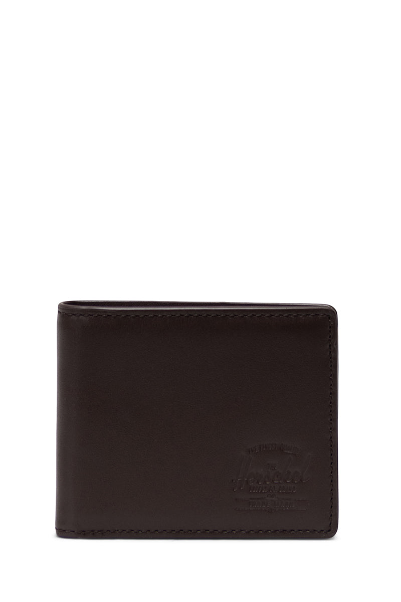 Herschel Hank Wallet Leather in Brown - detail view