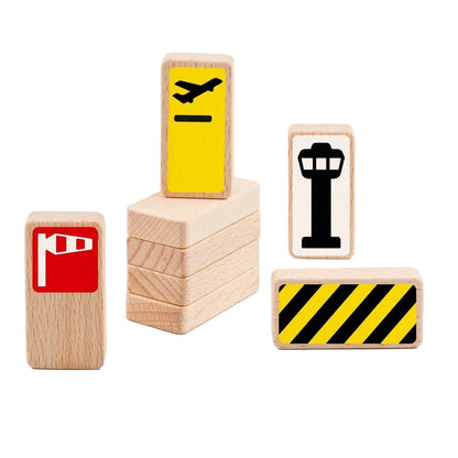 WayToPlay Roadblocks Airport Signs - BambiniJO Jordan