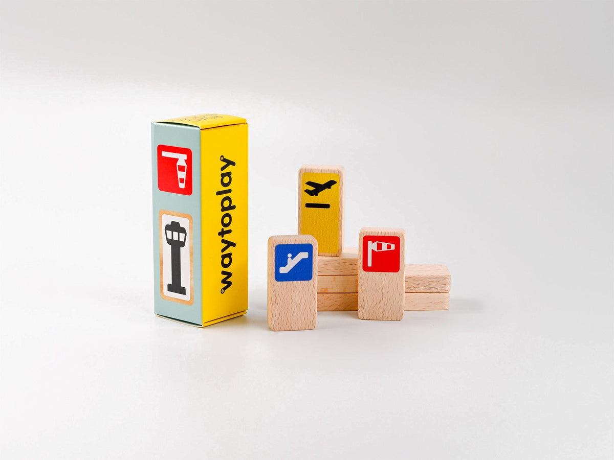 WayToPlay Roadblocks Airport Signs - BambiniJO Jordan